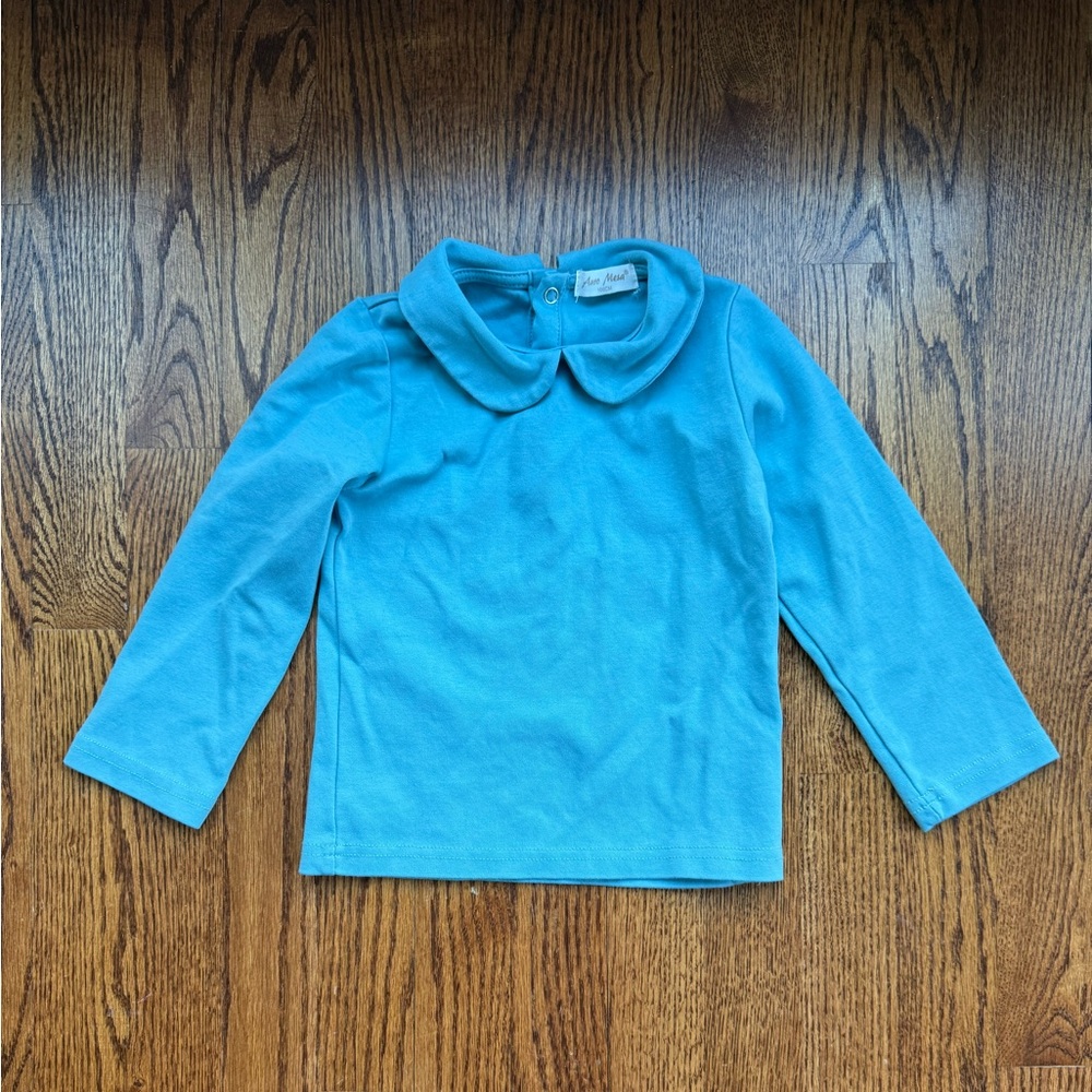 Auto Mesa Peter Pan Collar Top Sz 4
